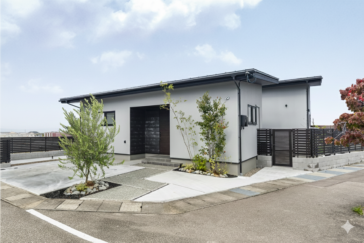 和のエッセンス漂う平家住宅