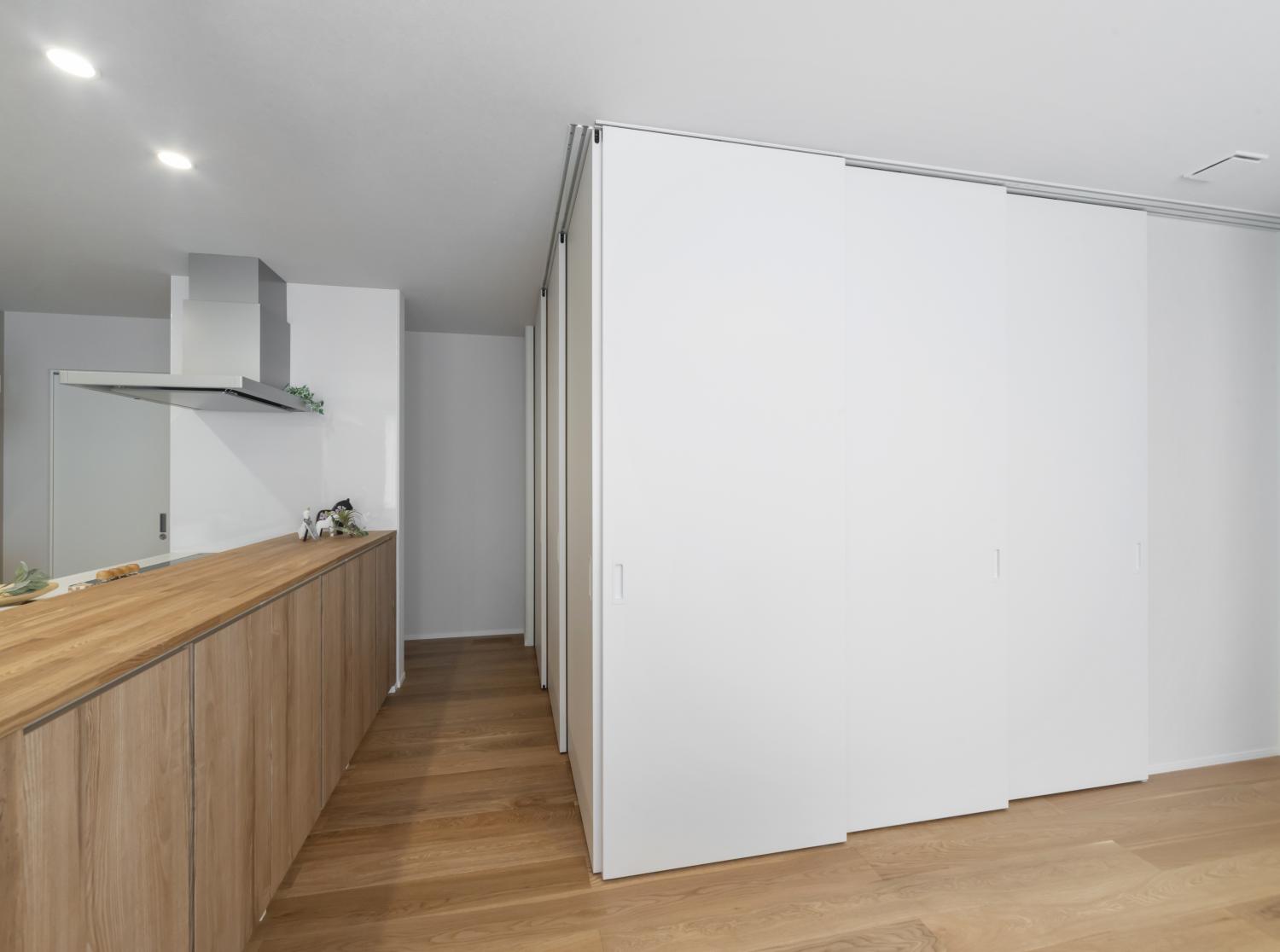 建具を閉めれば、個室として活用できます。
